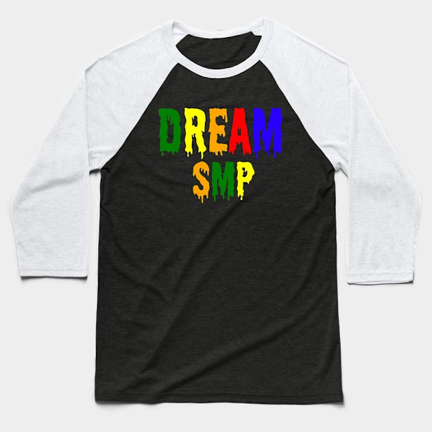 Dream SMP Baseball T-Shirt by Color Fluffy